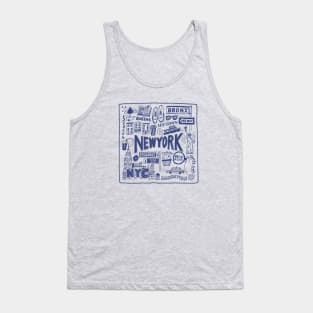 New York Sites and Scenes Tank Top